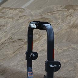 Tractor Bracket Dual Light Roll Bar Kit Installed 